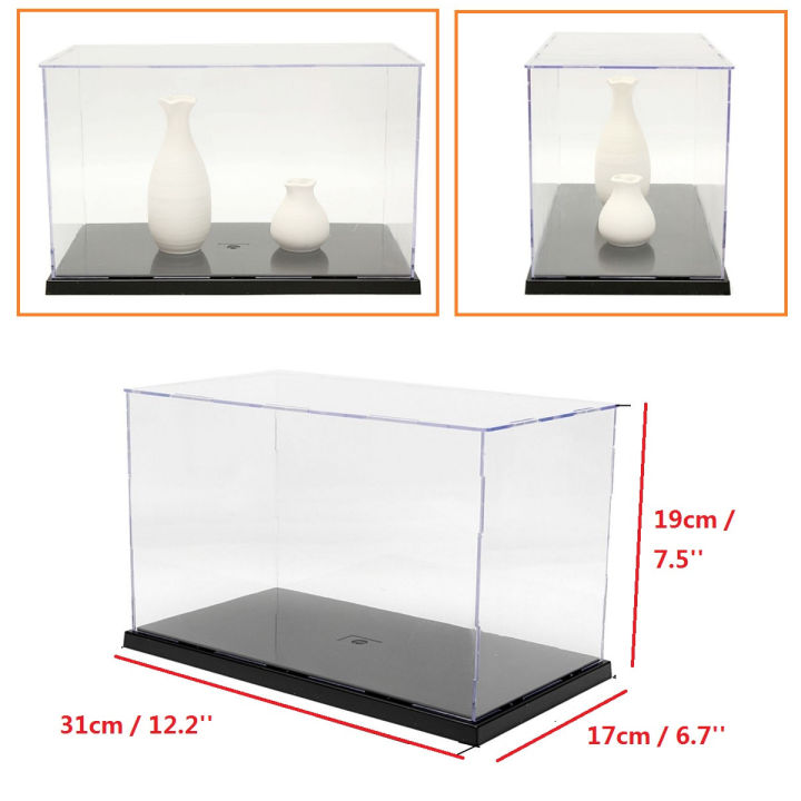 Toys Showcase Box Dustproof Transparent Acrylic Toy Display Case Action Figures Collectibles
