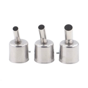 3pcs Heat Guns Nozzles Precisions Airflow Control 7/8/10mm 45 Degree Angled Curved Nozzles Hot Air Guns Tip Repair Tool