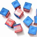 12 Pcs Kapur Billiard Biru Chalk Billiard Cuk Chalk Kualitas Premium Billiard Chalk. 