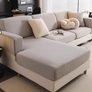 1Piece Universal Stretch Sofa Cover Combination Couch Cushion Covers Full-package Chaise Lounge Slipcover