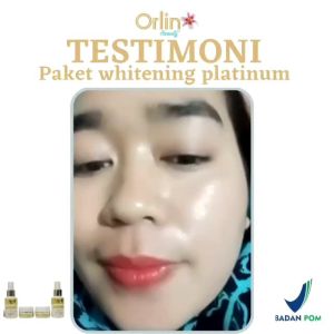 ORLIN BEAUTY PAKET WHITENING  BRIGHTENING PLATINUM /BONUS hijab