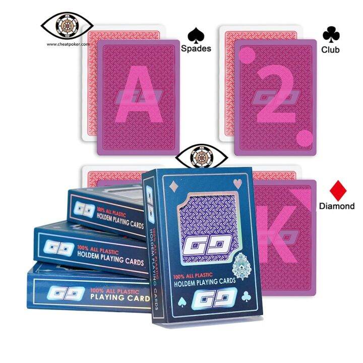 Korean Marked Playing Cards, Infrared UV Magic Plastic Deck, Board Game ...