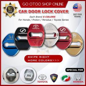 1 Pc Car Door Lock Protection Cover Door Latch For Honda Proton Toyota Perodua Myvi Alza Viva Axia Bezza Stainless Steel