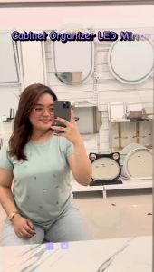 Space‑Saving LED Mirror Cabinet for Bathroom Touch Sensor 3‑Color Lighting Anti‑Fog Makeup Mirror Wall‑Hanged Storage Organizer 24H Quick Ship PH
