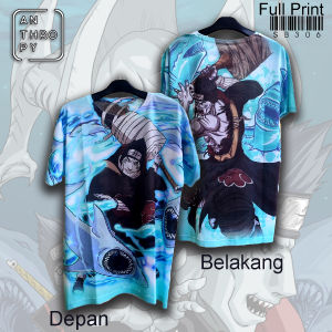 Kaos Distro Sablon Full Print SB306 Pria Oblong Baju Atasan Lengan Pendek Dewasa