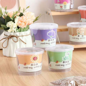 Childrens potted art mini plant toys childrens cute small potted plants with flower seeds soil toy