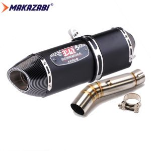 For HONDA CBR500R CB500X CB500F 2012-2021 Motorcycle Exhaust Systems Contact Middle Mid Pipe Connector with Muffler CBR 500R CB 500X CB 500F