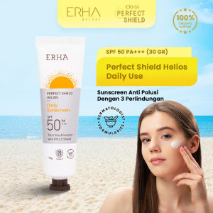 ERHA Sunscreen Sunblock PERFECT SHIELD HELIOS SPF 50/PA+++ Daily Use / Tabir Surya