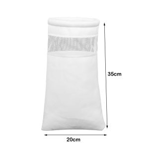 EASYEAH Reusable Anti-over Flow Bags Anti-overflow Washable Fish Tank Filter Bag Durable High Density Aquarium Filter Wash Filter Magical Bag for Biological Filtration Clean Accessories