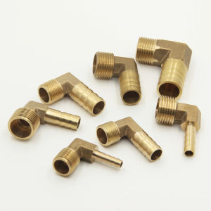 Knee Fitting Elbow Selang Kuningan Drat Luar / Male Konektor Barb