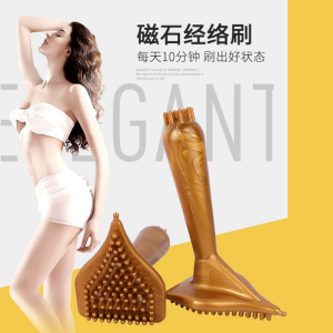 Alat Urut Badan Berus Meridian Segi Tiga Triangular Meridian Brush Body Massager 经络刷