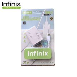 NEX: High-Speed 18w Infinix Adapter Kit for Android: Includes Premium Micro-USB & Type-C2 Data Lines