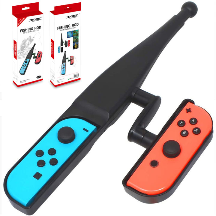 Narsta New Version Fishing Rod for Nintendo Switch Joy-Con Accessories Fishing  Game Kit for Switch Joy-Con Console Controller Game