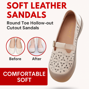 Round-toe hollow breathable hole shoes for summer urban white-collar women comfortable and fashionable