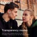 【Use time: 7 hours】HOCO EQ16 100% Original Genuine TWS True Wireless Earphone ANC+ENC Noise Reduction Bluetooth 5.3 Headset With Mic In-ear Earphone Touch Control Earbuds HD Stereo 320mAh Battery LED Power Display For All Smartphones Universal. 