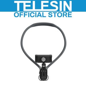 TELESIN Phone Camera Clamp Neck Holder Mount