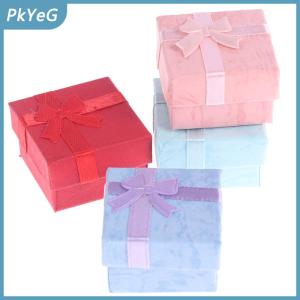 PkYeG 10 chiếc bộ Hộp quà đựng trang sức Hộp đóng gói bằng giấy đựng vòng cổ khuyên tai nhẫn
