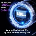 Circulating Fan Wall Mount Desktop 100 Speed High Speed Turbo Silent Fan Desktop Fan USB Digital Display 4000mah Large Capacity. 