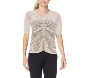 Áo thun ôm tay lỡ thân nhún 073