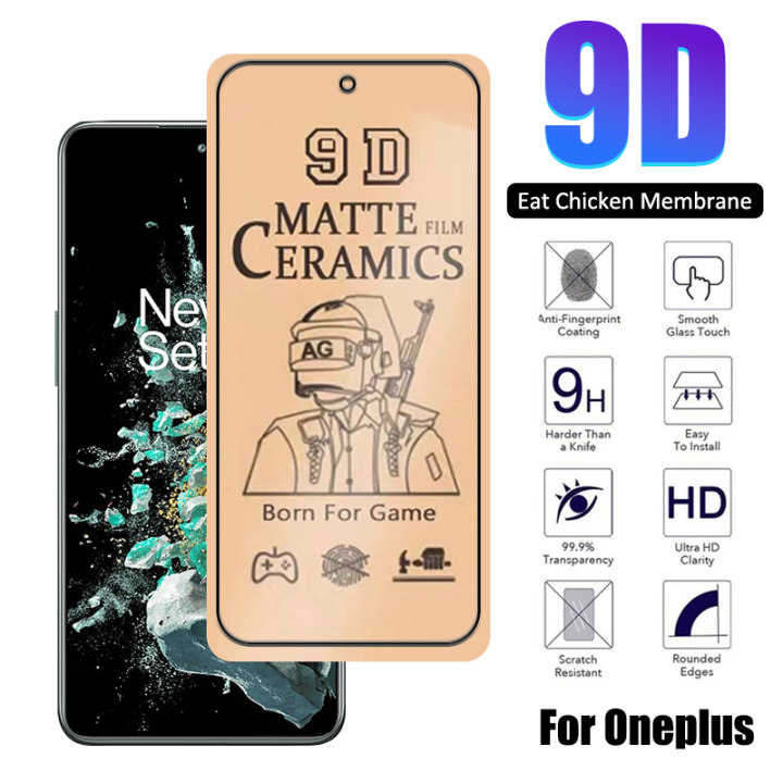 Ceramic Tempered Glass For Oneplus 10T 8T 7T Nord N10 N100 CE  Lite 5G Matte Gaming Screen Protector