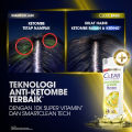 CLEAR Shampoo Anti Ketombe Lemon Bersih & Segar, Kesegaran Tahan Lama 48 Jam dan Lawan Minyak dengan 10x super vitamin - 300 ml. 