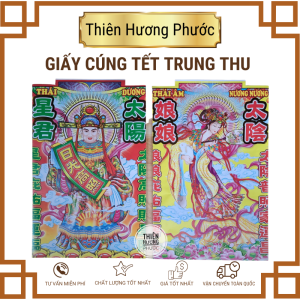 Giấy cúng rằm tháng Tám Tết trung thu loại cao cấp đầy đủ