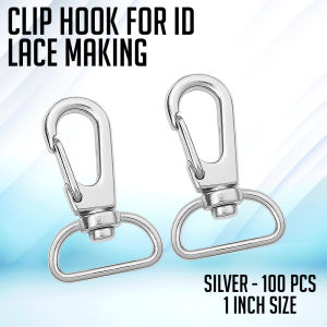 PaperCornerPh - 1 inch & 3/4 inch Clip Hook For lD Lace Making (100pcs)