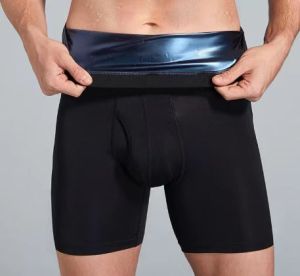 Men Sauna Suit Fitness Sportswear Sweat Set Workout Shirt Waist Trainer Body Shaper Workout