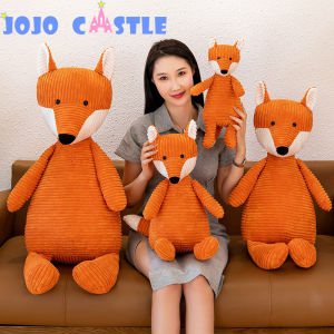 JOJO CASTLE 15/35/45/65/100cm Fox Plushie Stuffed Cuddly Doll Plush Toys For Girls Peluche for Girl Birthday Gift Girly Present