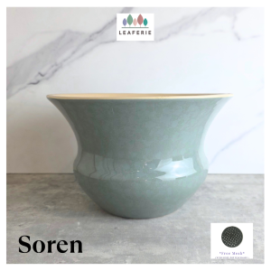 The Leaferie Soren plant pots. flowerpot . flowerpots . flower pot . planter . planters . Ceramic . Plants