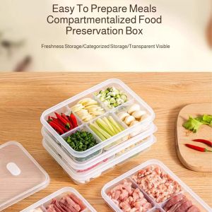 Storage Box Thickening Transparent Material Dispensing Equipment Compartmentalized Portable