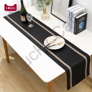 Pvc heat insulation pad rectangular simple table mat household plate mat table runners for dining table tea mat