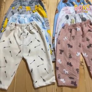 Set of 6 Baby Pajama Pants Only Korean Cotton 6–12mos & 1–3yrs Soft Sleepwear Bottoms for Kids