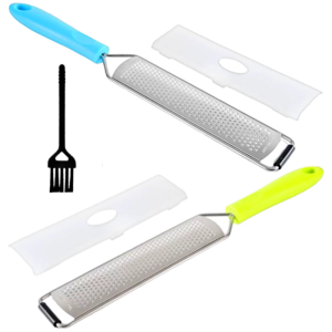 เครื่องขูดชีสเลมอนอเนกประสงค์เกรดแผ่นกันลื่นผ้าใบนิรภัยและรวมอยู่แปรงทำความสะอาดเครื่องหั่น