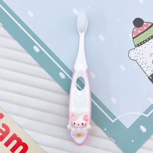 แปรงสีฟันเด็กอายุ3ถึง6-12ปีการ์ตูนแปรงสีฟันสัตว์ขนาดเล็กขนแปรงอ่อนนุ่มป้องกันเหงือกฟันเด็กหัวเล็กเกินไป