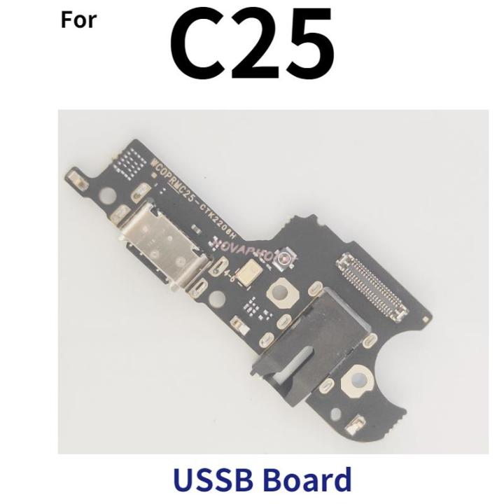 Novaphopat For Realme C25 USB Dock Charging Port Plug Charger Headphone