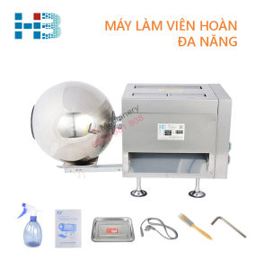 Máy vo viên hoàn mềm viên tinh nghệ mật ong viên trân châu HANBOO HBZ-201 đường kính viên hoàn 4-6-8-10-12mm