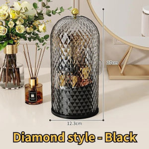 Makeup Brush Holder Organizer Automatic Pop Up Storage Case Waterproof Dustproof Vanity Countertop