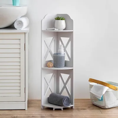 Aojezor Corner Shelves Stand Fit for Small Spaces and Corner Storage