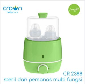 Baby Safe Twin Bottle Warmer - Penghangat ASI - Alat Steril Botol Susu 150W Crown Warmer