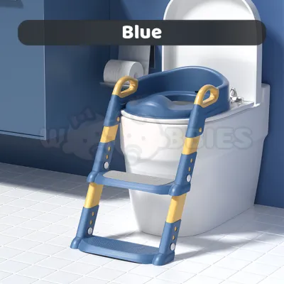 Woobbies Toilet Bowl Potty Training Ladder Seat Adjustable Folding Toilet Trainer Ladder Chair Tangga
