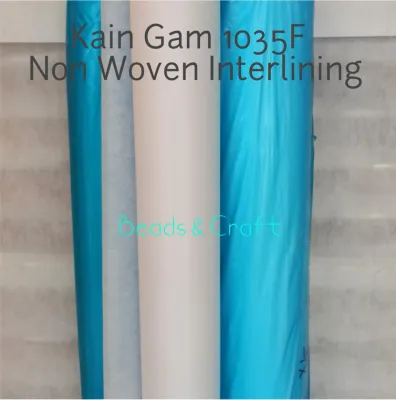 Kain bergam 1035F/ Non woven interlining