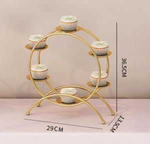 Metal Cake Stand Dessert Stand Paper Cup Macaron Display Stand Wedding Christmas Birthday Party