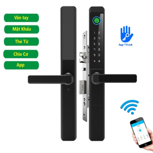 Khóa Cửa Vân Tay Thông Minh Dùng Cho Cửa Xingfa F05 - APP TTlock Bluetooth