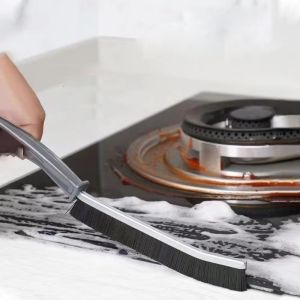 1pcs Grout Gap Cleaning Brush Hard-Bristled Brush for Shower Floor Line Window Door Track Groove Gap Cleaner Kitchen Cleaning