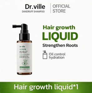 Dr.ville Hair Growth Serum Hair Growth Treatment Hair Tonic Hair Treatment Anti Hair Loss Treatment 50ml Rapidly Promote Hair Growth Japan 生发精华