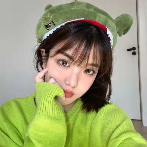 AISHG ที่คาดผมฉลามแสนสนุก เวอร์ชั่นเกาหลี 1x ครัวเรือน สำหรับคาดผมที่คาดผม และมัลติฟังก์ชั่น