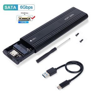 Local Case M2 SSD NVMe SATA Dual Protocol 10Gbps Adapter M.2 to USB Type C 3.1 Gen2 SSD NVME PCIE NGFF SATA SSD Enclosure