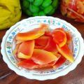 400 GRAM MANISAN BUAH PEPAYA CAIR ASINAN BUAH MANISAN BUAH CIANJUR BUAH VIRAL BUAH LANGKA. 