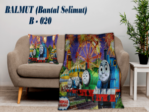 BALMUT Bantal Selimut Kepala Tidur Travel Dewasa Anak Bisa Lipat Bantal Tidur Karakter Lucu Murah